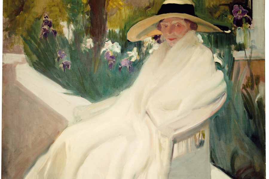 Clotilde i haven. Joaquin Sorolla 1919-1920. Museo Sorolla, Madrid