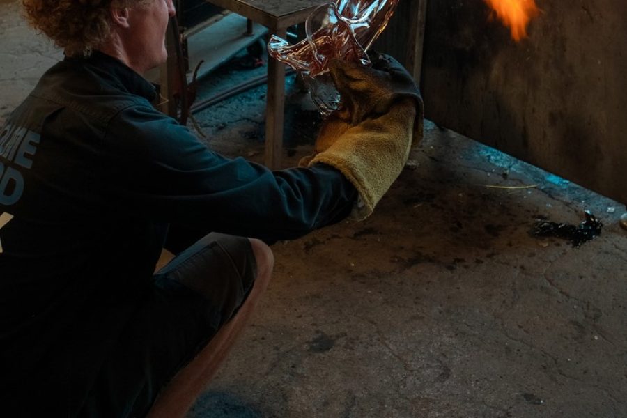 Bjørn Magnussen benytter sig af mange forskellige materialer og teknikker. Foto: Mads Alexander Lund