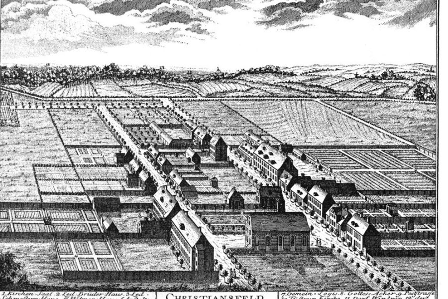 Christiansfeld i juni 1780