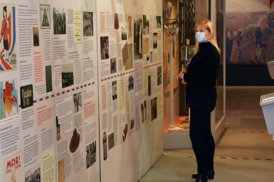 Danevirke Museum har netop åbnet en ny udstilling om forholdet mellem danske og tyske mindretal. Foto: Danevirke Museum