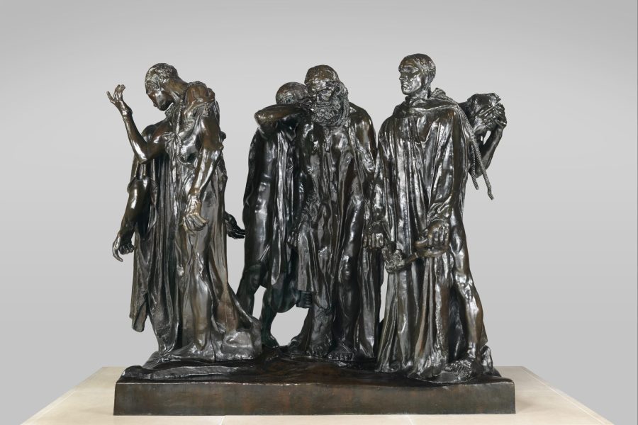 Les Bourgeois de Calais af Rodin. Her i bronze på Metropolitan Museum.